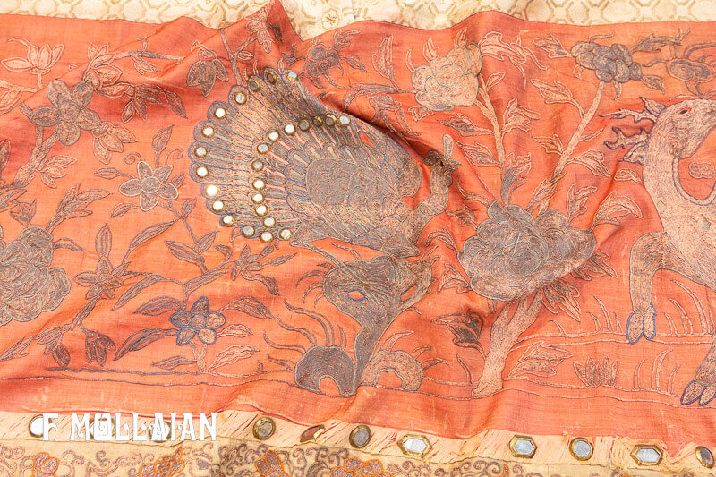 Pair of Antique Chinese Silk Textile n°:30953347